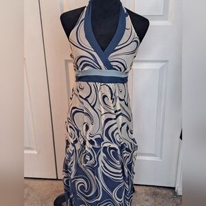 Jonathon Martin Silk Halter Maxi Dress